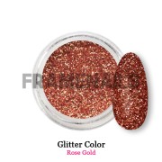 Glitter Color Rose Gold