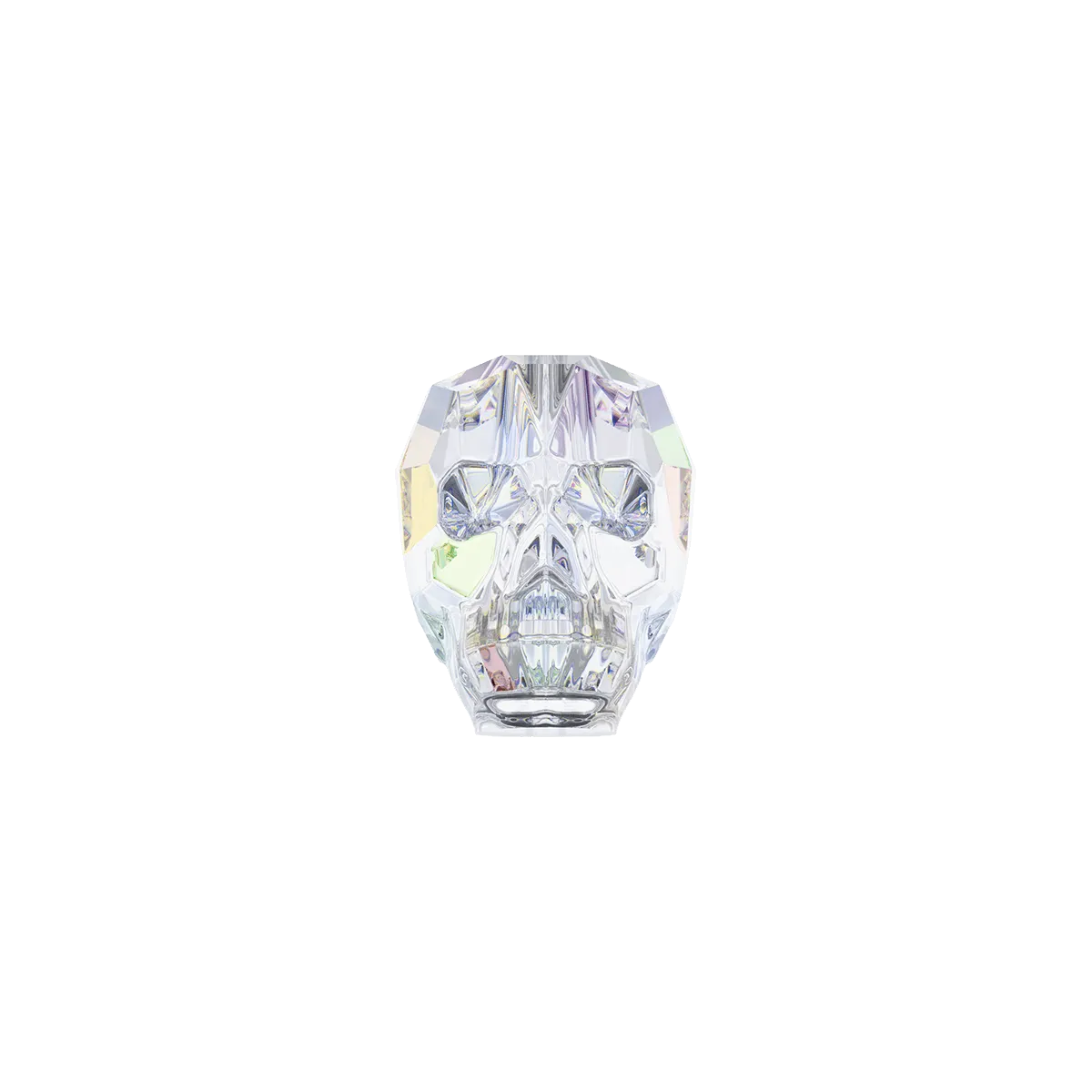 Skull Bead Crystal AB (l'unité)