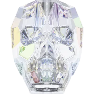 Skull Bead Crystal AB (l'unité) Skull Bead Crystal AB (l'unité)