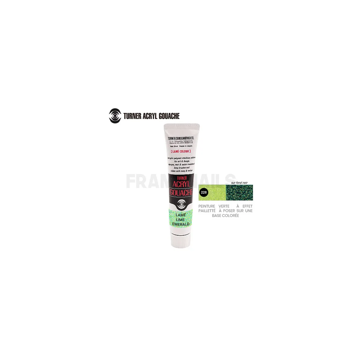 Lamé Lime Emerald Turner 228 (20ml)