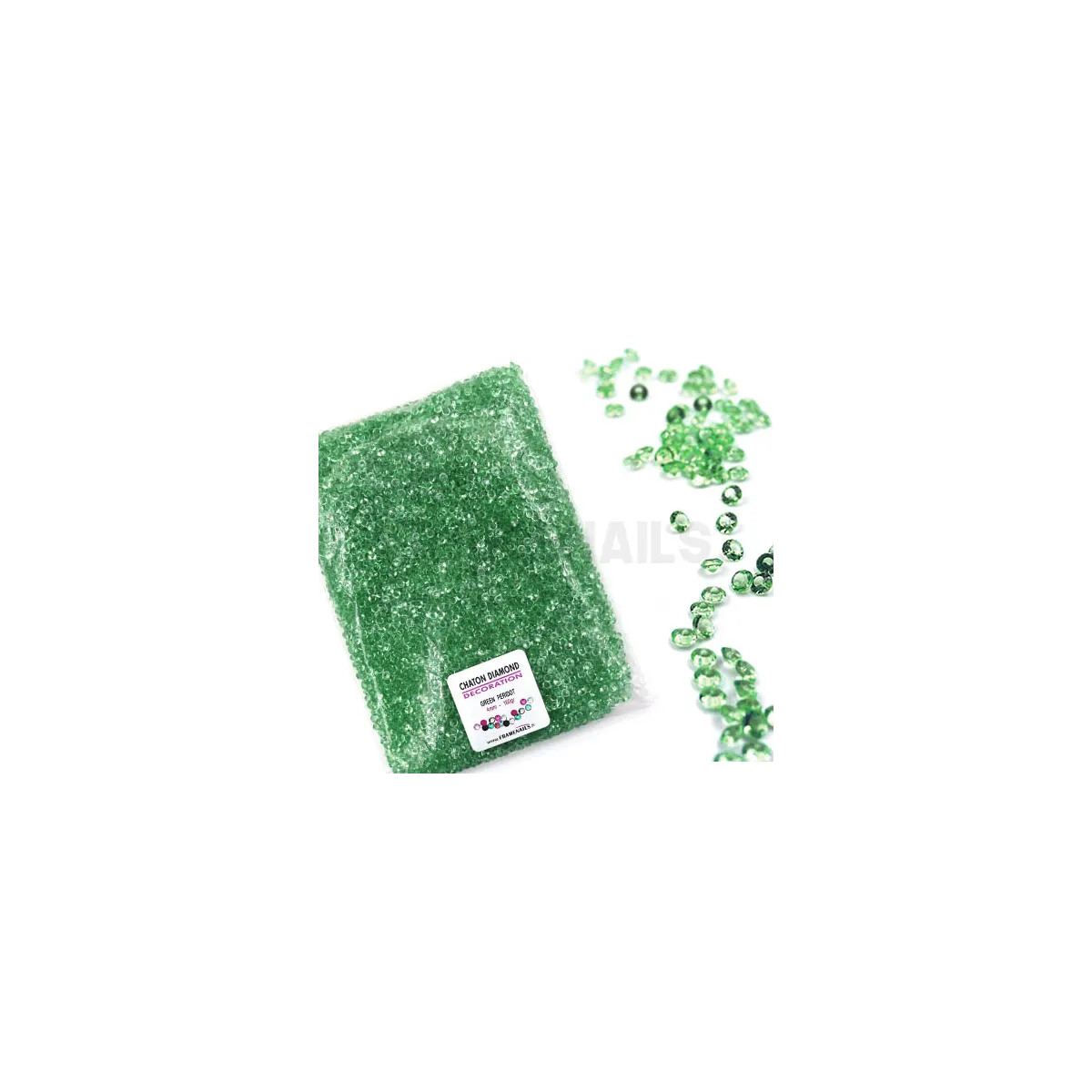 Chatons Diamond Déco Green Peridot (160gr)