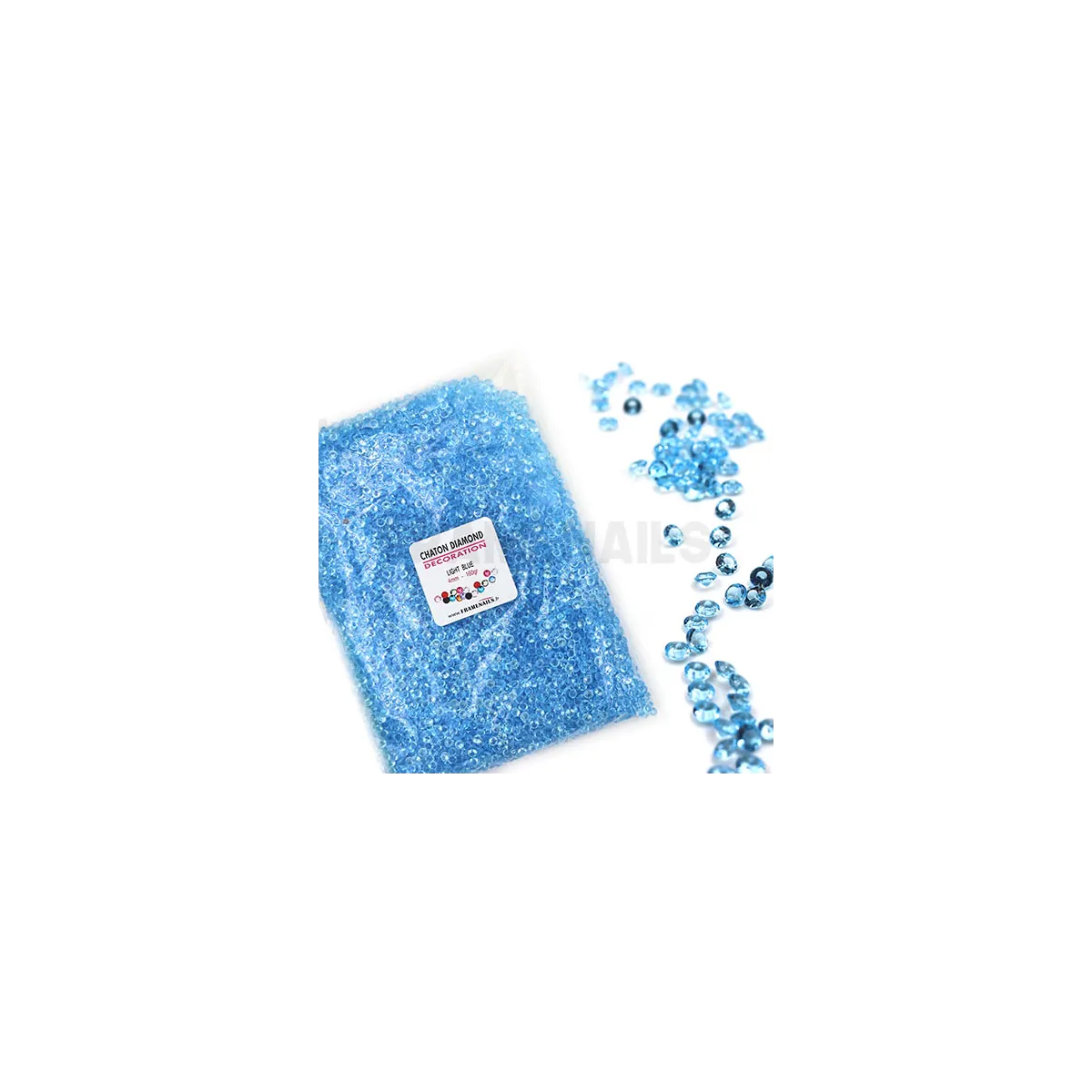 Chatons Diamond Déco Light Blue (160gr)