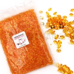 Chatons Diamond Déco Orange (160gr)