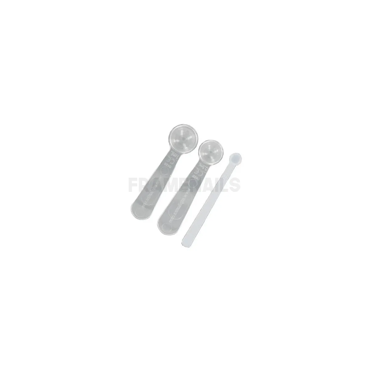 3 Cuillères Dosettes Plastique 0,05-0,5-1ml
