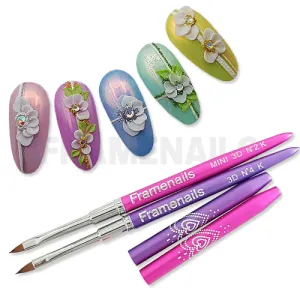 Pinceau 3D Résine/Gel n°4K (Purple) Pinceau 3D Résine/Gel n°4K (Purple)