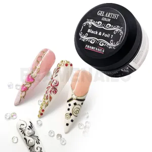 Gel Artist Black & Foil 1 Gel Artist Black & Foil 1