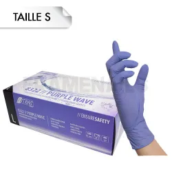 Gants Nitrile Purple S