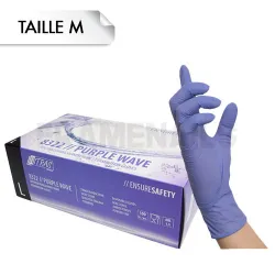 Gants Nitrile Purple M
