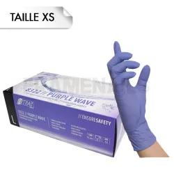 Gants Nitrile Purple XS