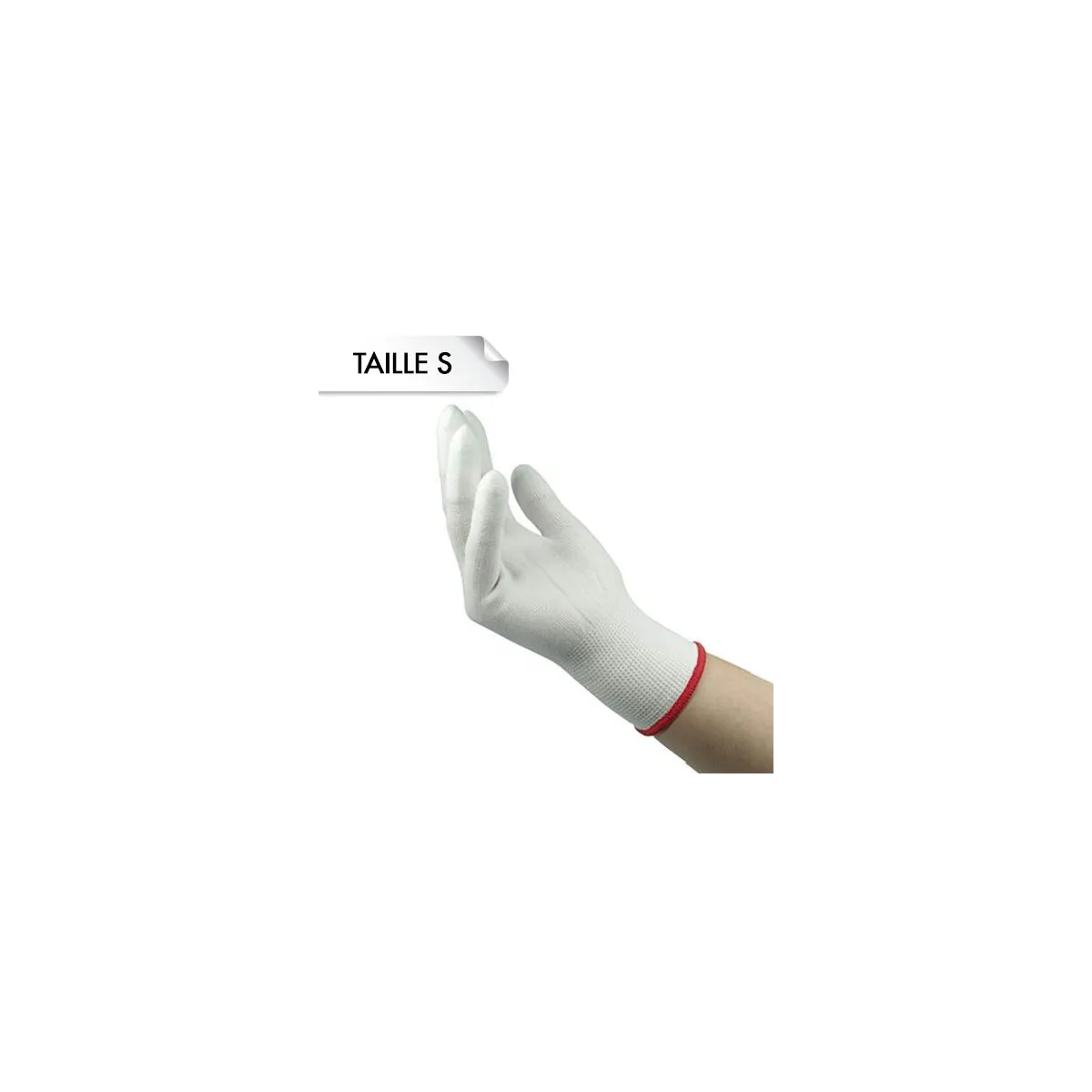 Gants Épais Blanc S