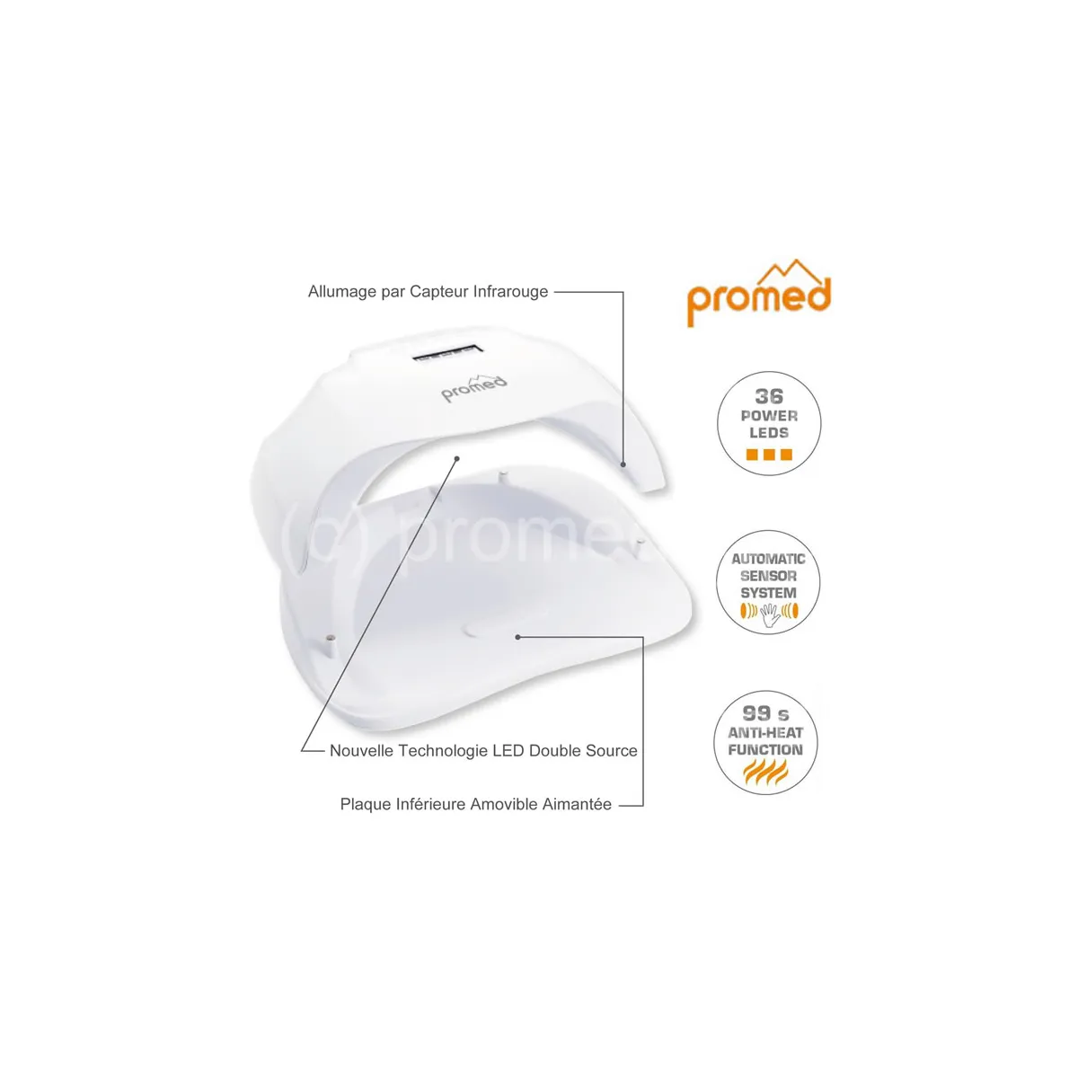 Lampe PROMED UV-LED All In One 54W 