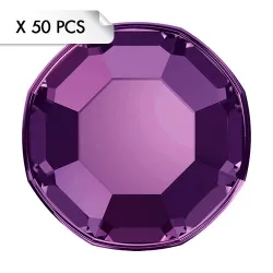 Mini Strass SS3 Amethyste (50pcs)
