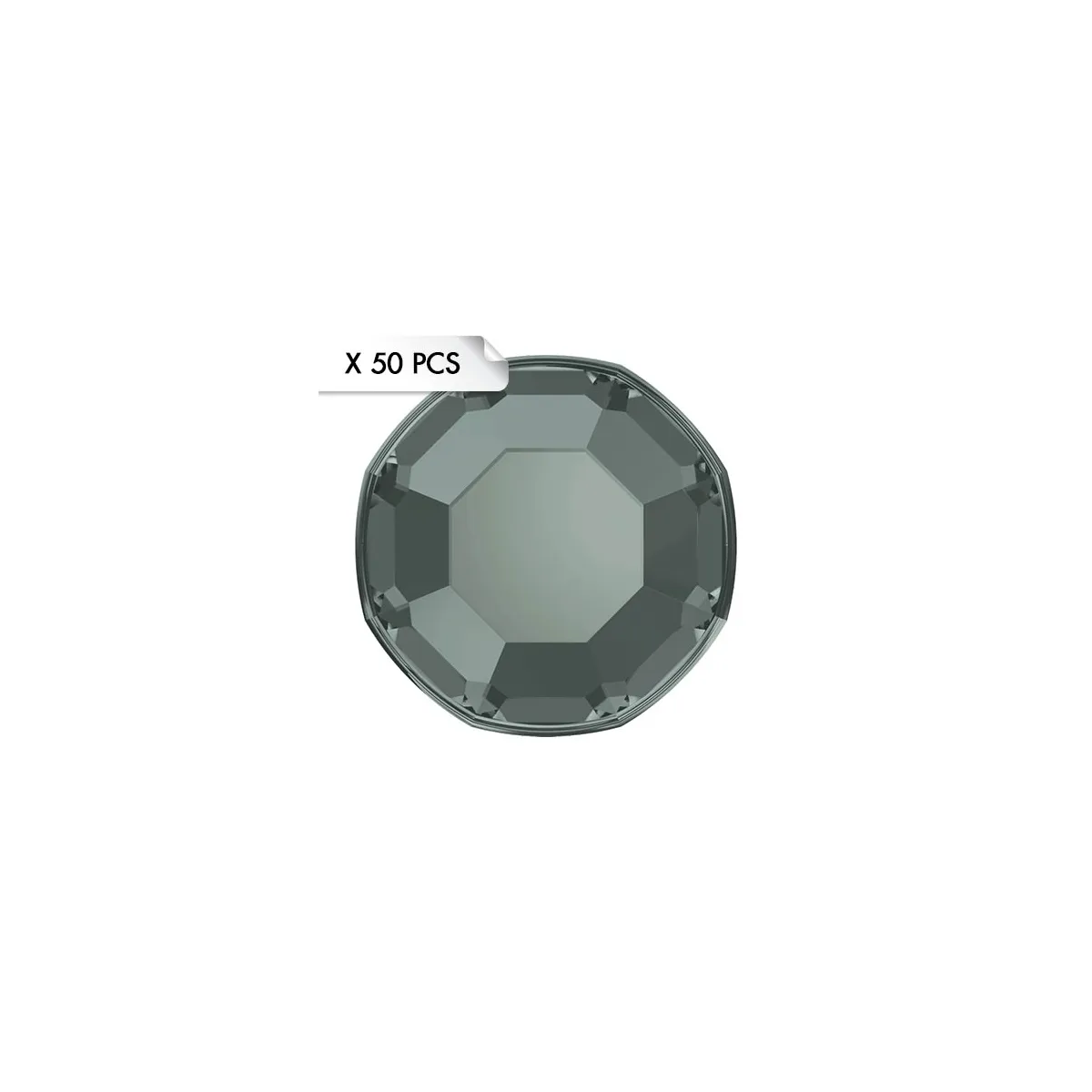 Mini Strass SS3 Black Diamond (50pcs)