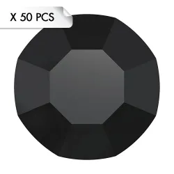 Mini Strass SS3 Jet (50pcs)