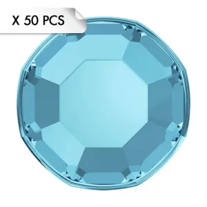 Mini Strass SS3 Aquamarine (50pcs)
