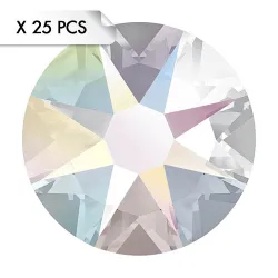 Strass SS12 Crystal AB (25pcs)