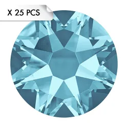Strass SS16 Aquamarine (25pcs)