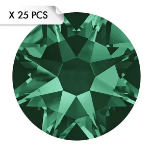 Strass SS12 Emerald (25pcs)