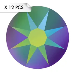 Strass SS30 Crystal Scarabaeus Green (12pcs)