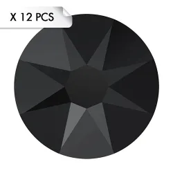 Strass SS30 Jet (12pcs)