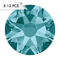 Strass SS34 Blue Zircon (12pcs)