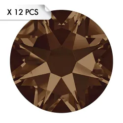 Strass SS34 Smocked Topaz (12pcs)