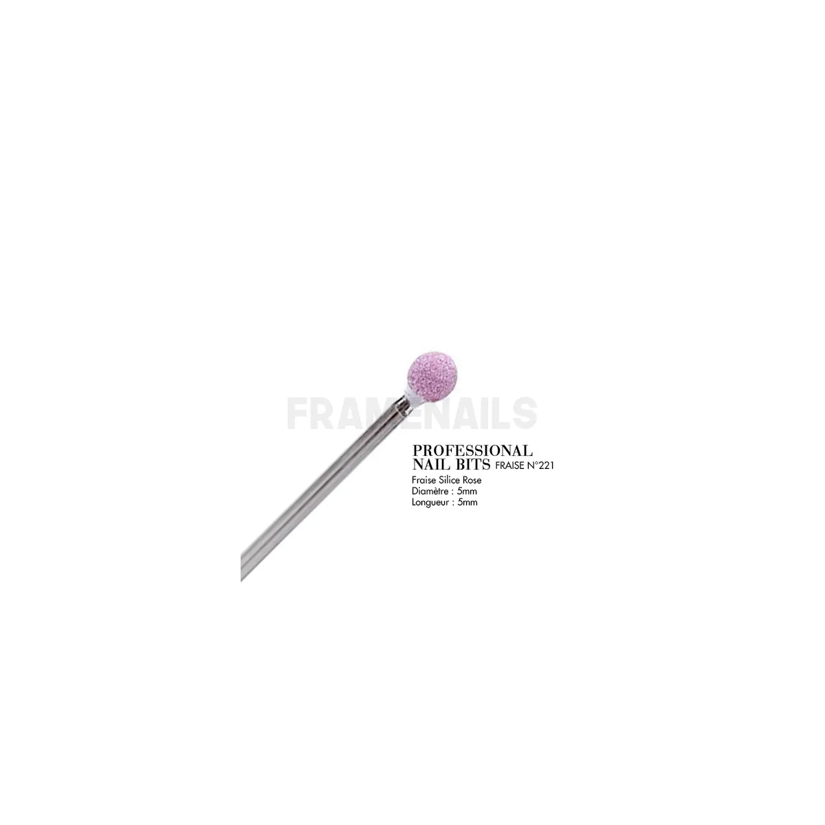 Fraise Boule Silice Rose N°221