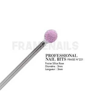 Fraise Boule Silice Rose N°221