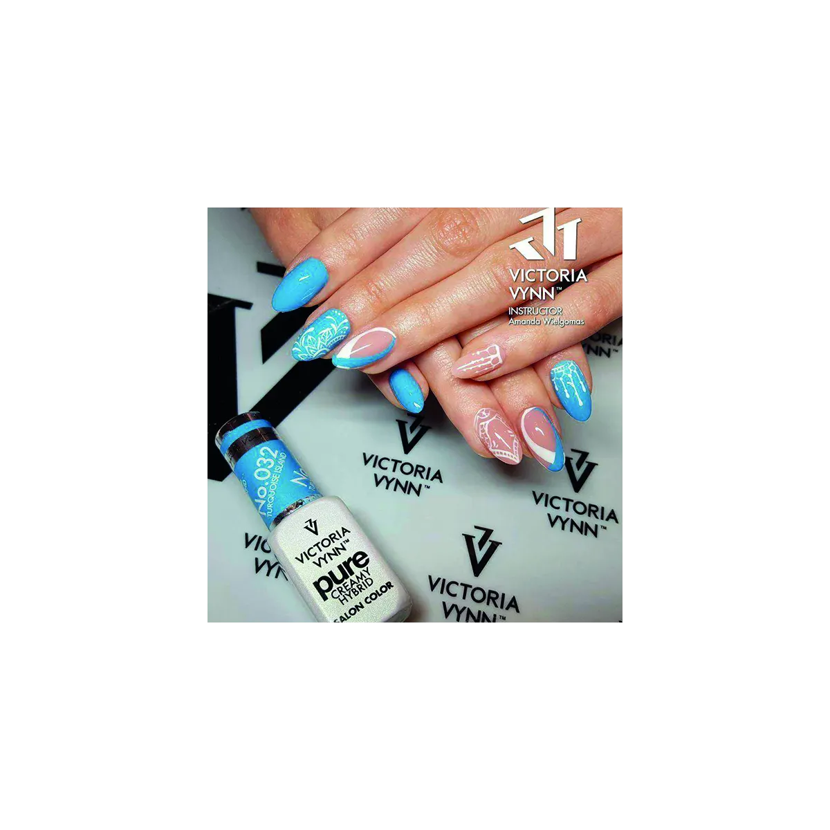 Vernis semi permanent Pure Creamy 32 Turquoise Island