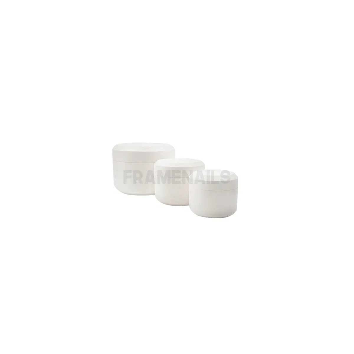 Pot Rond Blanc Matt (50gr)