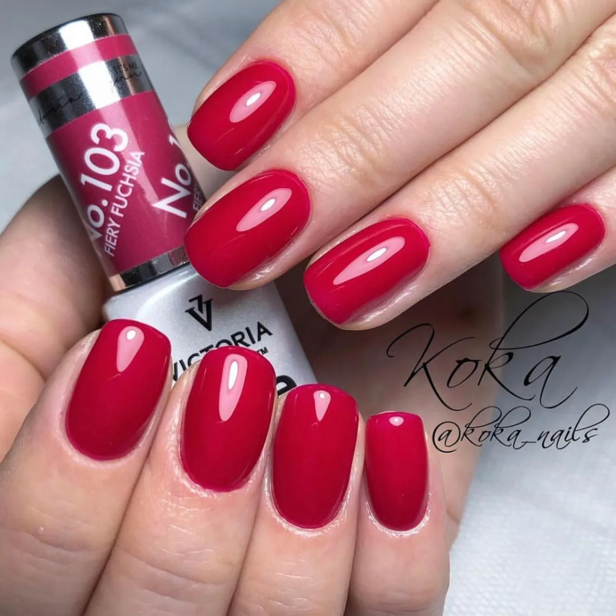 Vernis semi permanent Pure Creamy 103 Fiery Fuchsia