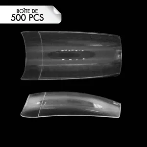 Modern Tips Clear Boîte de 500pcs Modern Tips Clear Boîte de 500pcs