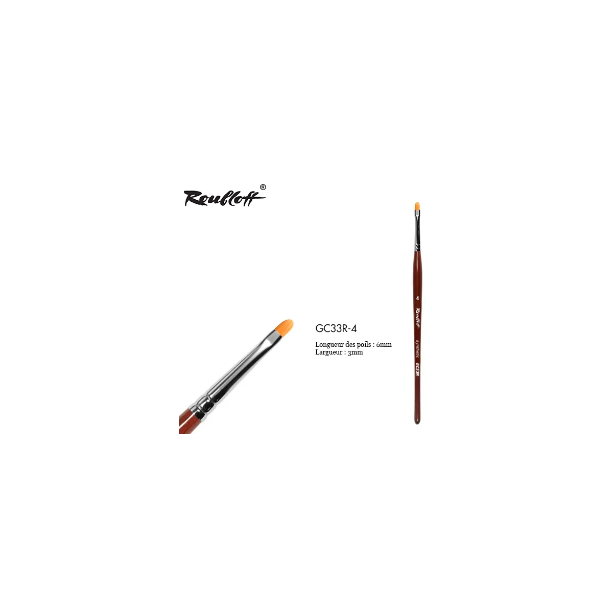 Roubloff Synthetic Oval GC33R-4