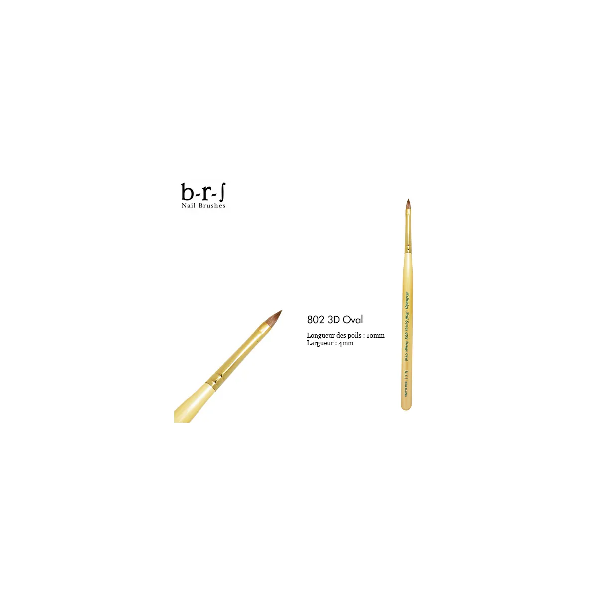 Pinceau BRS 802 3D Design Oval