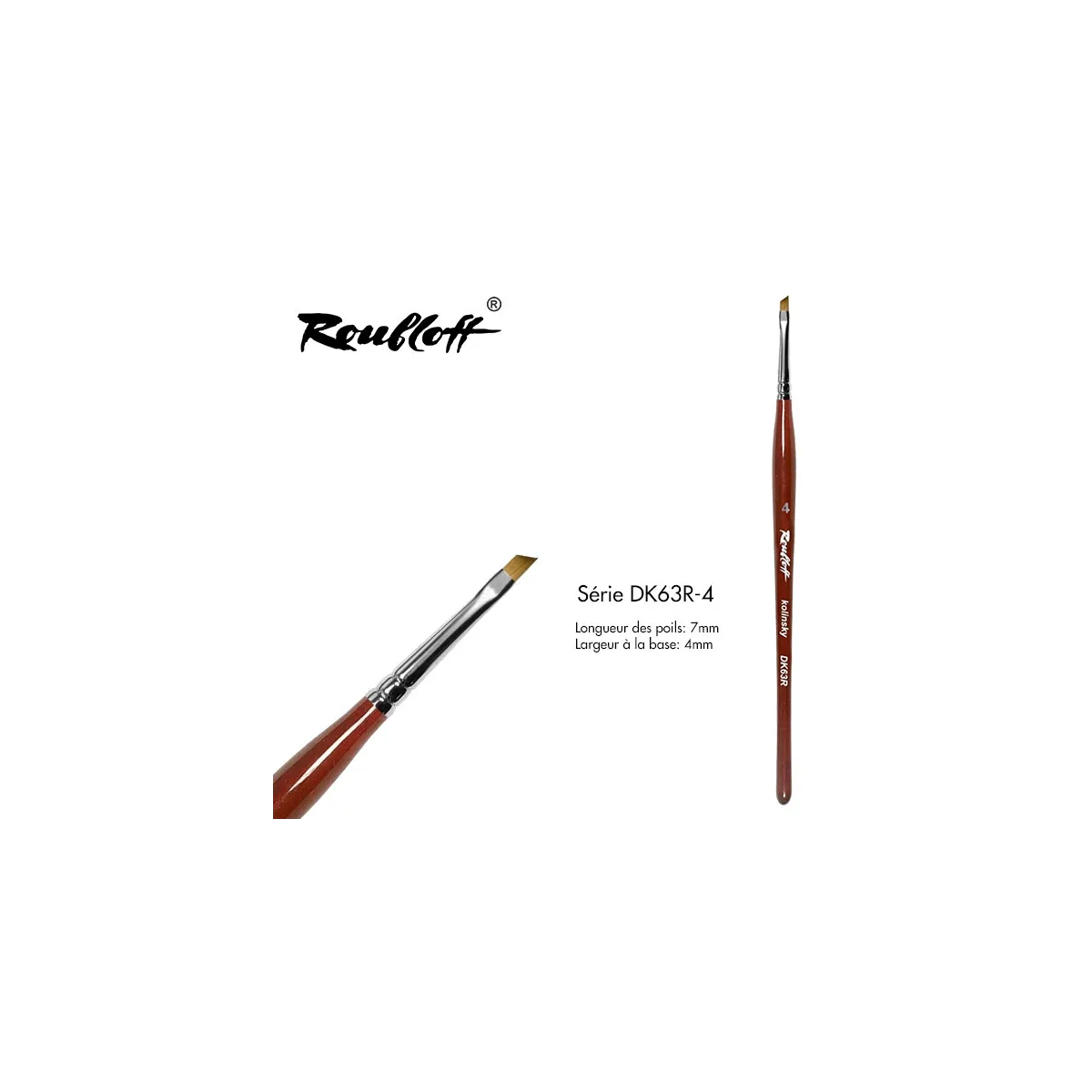 Roubloff Kolinsky Résine Angular DK63R-4