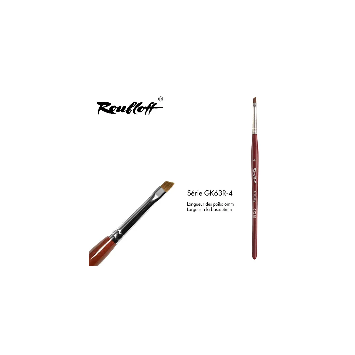 Roubloff Kolinsky Résine Angular GK63R-4