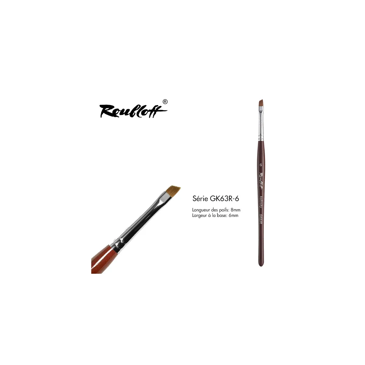 Roubloff Kolinsky Angular GK63R-6