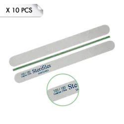Lime Sterifiles 100/180 Coarse/Fine Straight (x10)