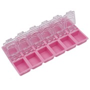 Boite Rectangulaire 12 Compartiments Pink