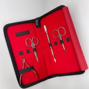 Trousse Rangements Outils Manucure Red Trousse Rangements Outils Manucure Red