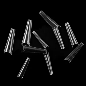 Tips Coffin XXL Clear Taille 0 (50pcs) Tips Coffin XXL Clear Taille 0 (50pcs)