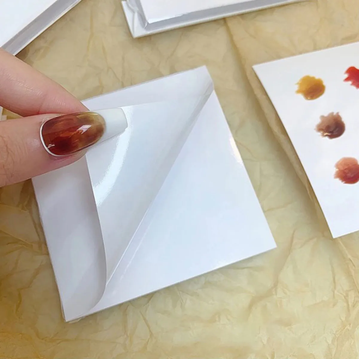 Palette Jetable Nail Art Petit Format