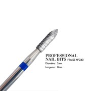 Fraise Contour et dessous de l'ongle Tungstène N°240