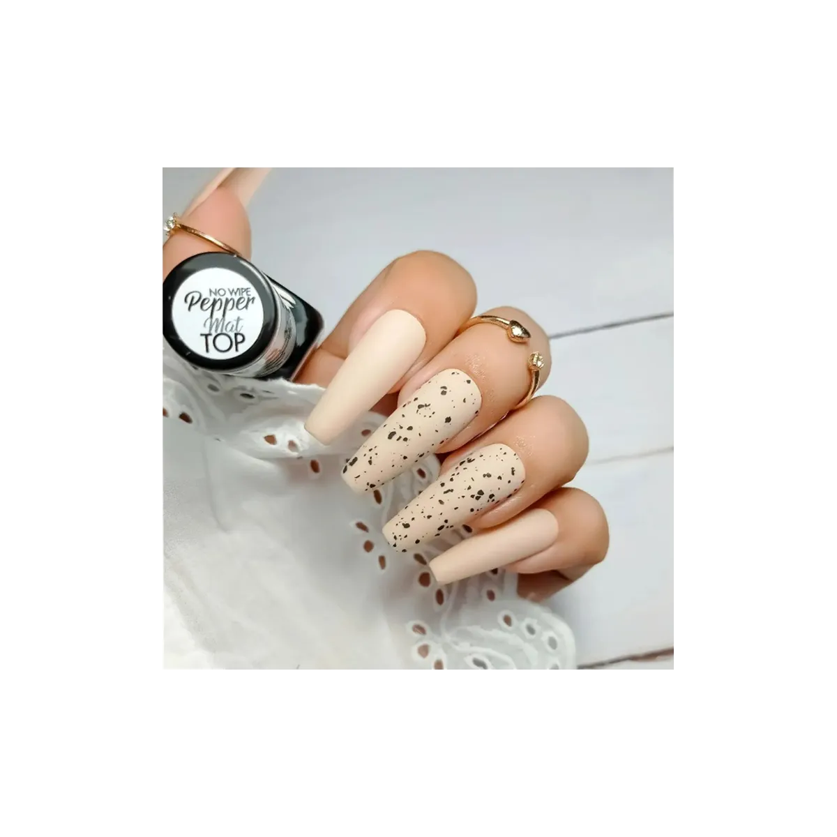 Top No Wipe Matt Pepper 8ml