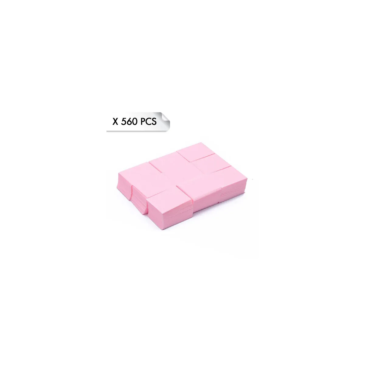 Cotton Pads Pink (560pcs)