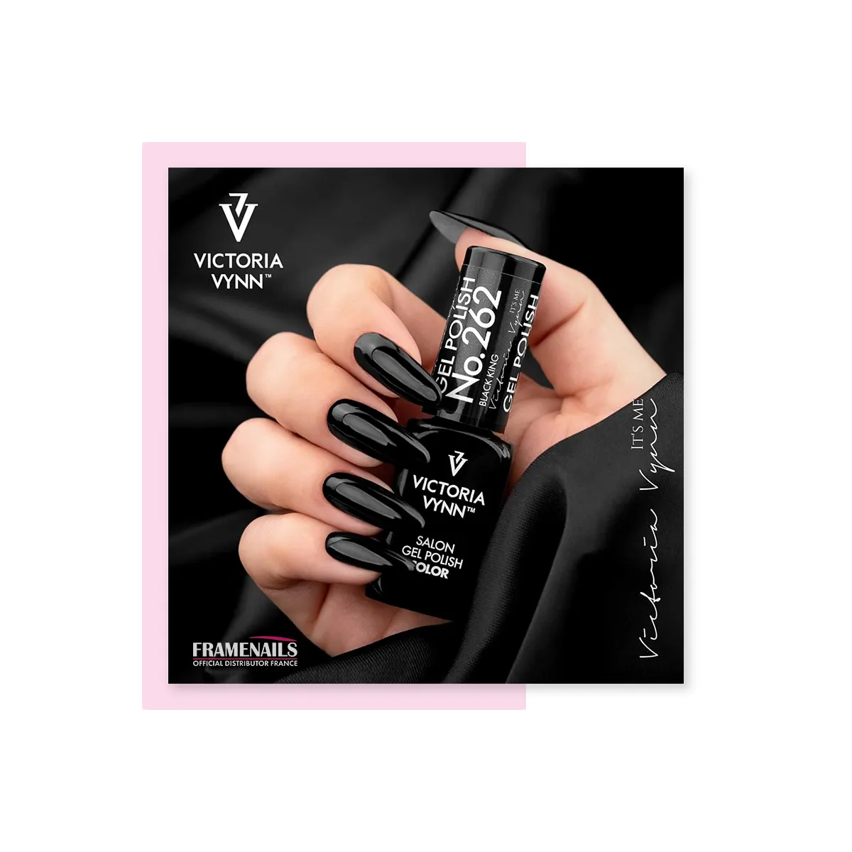 Vernis semi permanent Gel Polish 262 Black King