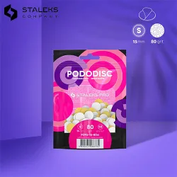Recharge Pododisc S feuilles blanches grain 80 (50pcs) Staleks