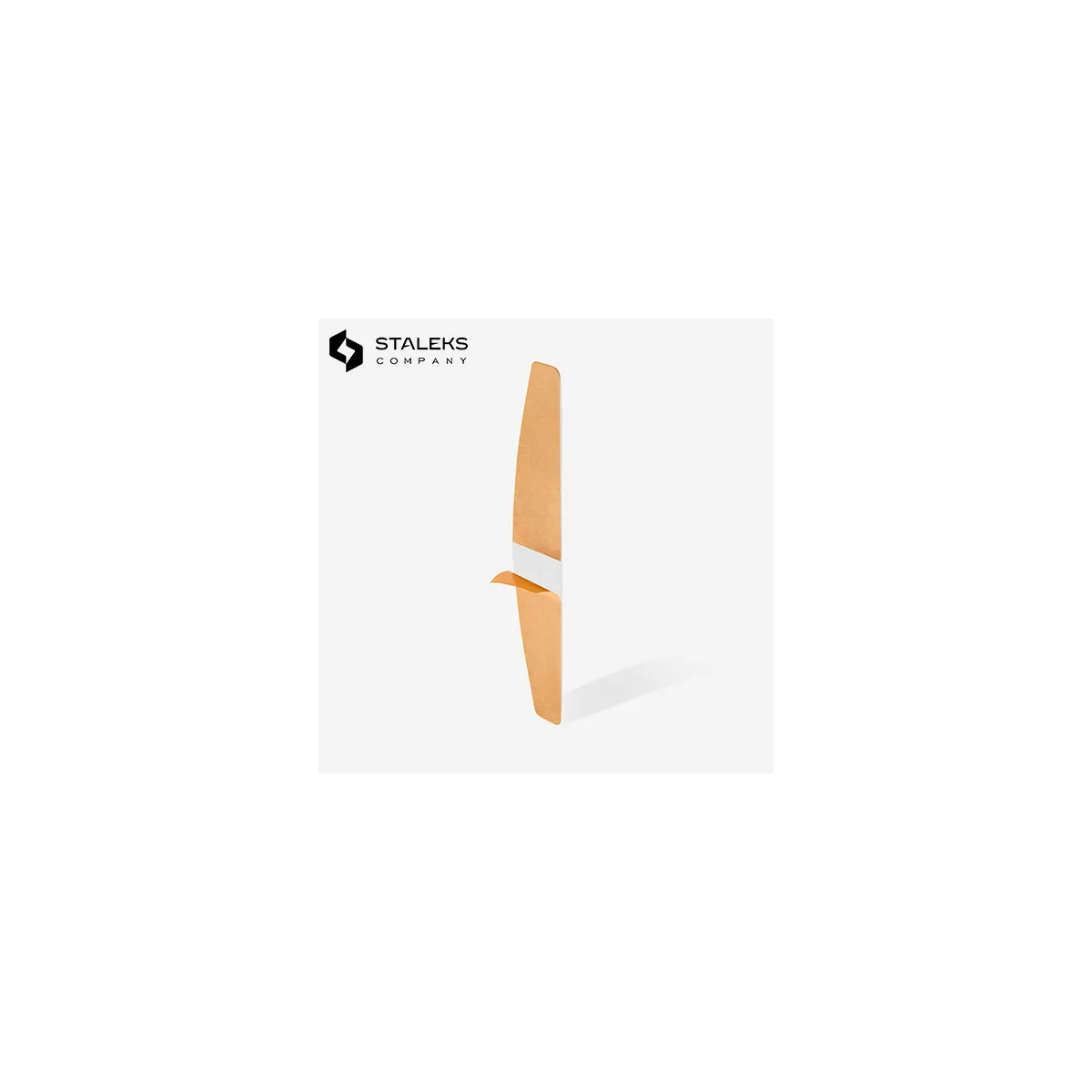 Limes Souples Jetables Blanches Halfmoon Grain 100 (30pcs) Staleks