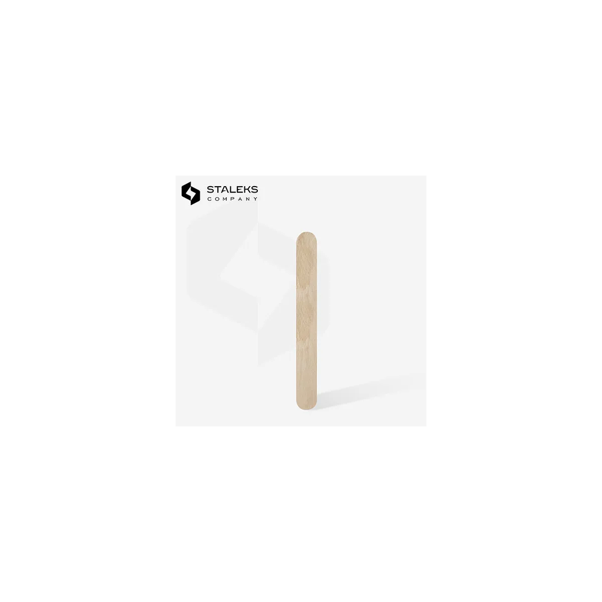 Bases en Bois Lime à Ongles Straight (50pcs) - Expert Line 20 Staleks