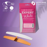 Limes Rigides Jetables Blanches Halfmoon Grain 180 (50pcs) Staleks Limes Rigides Jetables Blanches Halfmoon Grain 180 (50pcs) Staleks